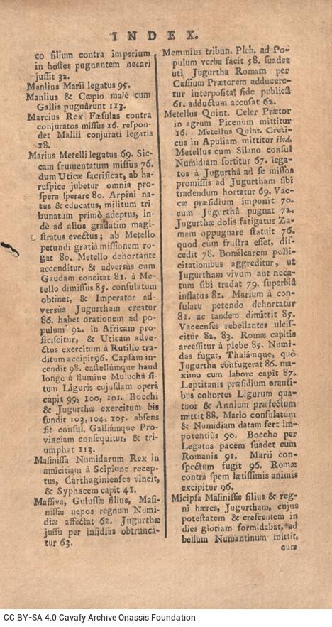 15 x 9 εκ. 18 σ. χ.α. + 179 σ. + 13 σ. χ.α., όπου στο φ. 1 χειρόγραφη σημείωση με μαύ